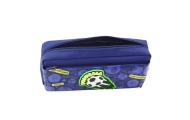 Pencil Case School Organizer with Football Navy Blue