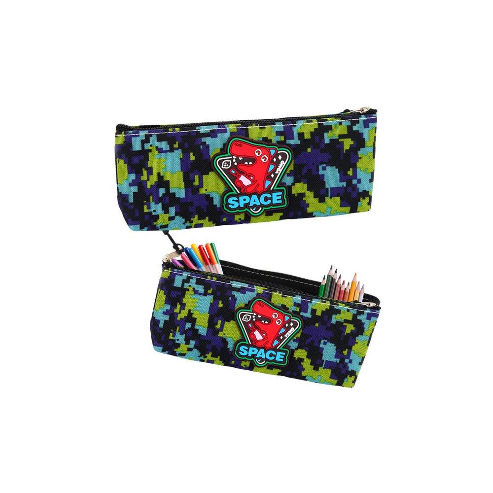 Kosminis dinozauras Pixels Blue Green 20x8cm pieštukinė