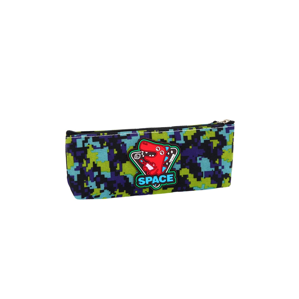 Kosminis dinozauras Pixels Blue Green 20x8cm pieštukinė