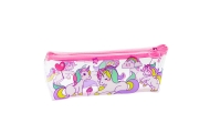 Mokyklinis penalas skaidrus Vienaragiai 20 x 8,5 x 4 cm