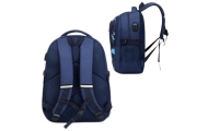 Vaikiška mokyklinė kuprinė su dirželiu Navy Blue Space Rocket 20L 41cm-Drabužiai ir aksesuarai, Aksesuarai, Rankinės, kuprinės, 