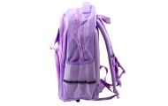 Mokyklinė kuprinė su dirželiu ant krūtinės su balta kate, violetinė, 20 l-Drabužiai ir aksesuarai, Aksesuarai, Rankinės, kuprinė
