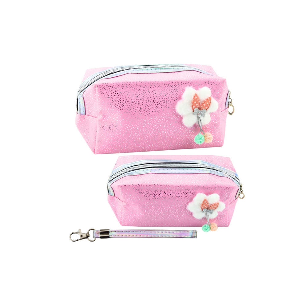 Pieštukinė Kosmetikos Apvalus makaronų Shimmering Pink
