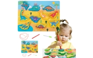 Wooden Puzzle Magnets String Interlacing Dinosaurs