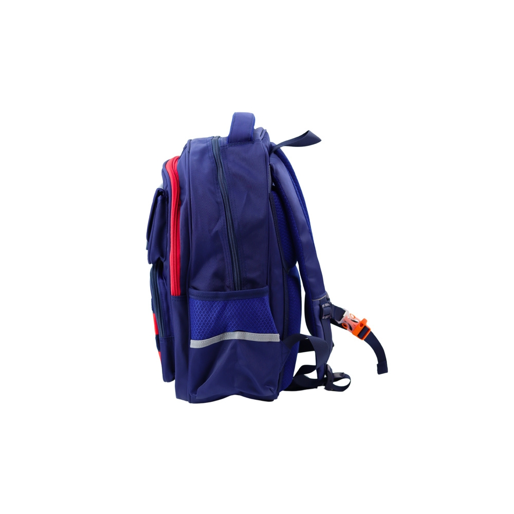 Vaikiška mokyklinė kuprinė su dirželiu ant krūtinės Navy Red Space 20L 38cm-Drabužiai ir aksesuarai, Aksesuarai, Rankinės, kupri
