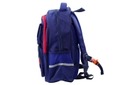 Vaikiška mokyklinė kuprinė su dirželiu ant krūtinės Navy Red Space 20L 38cm-Drabužiai ir aksesuarai, Aksesuarai, Rankinės, kupri