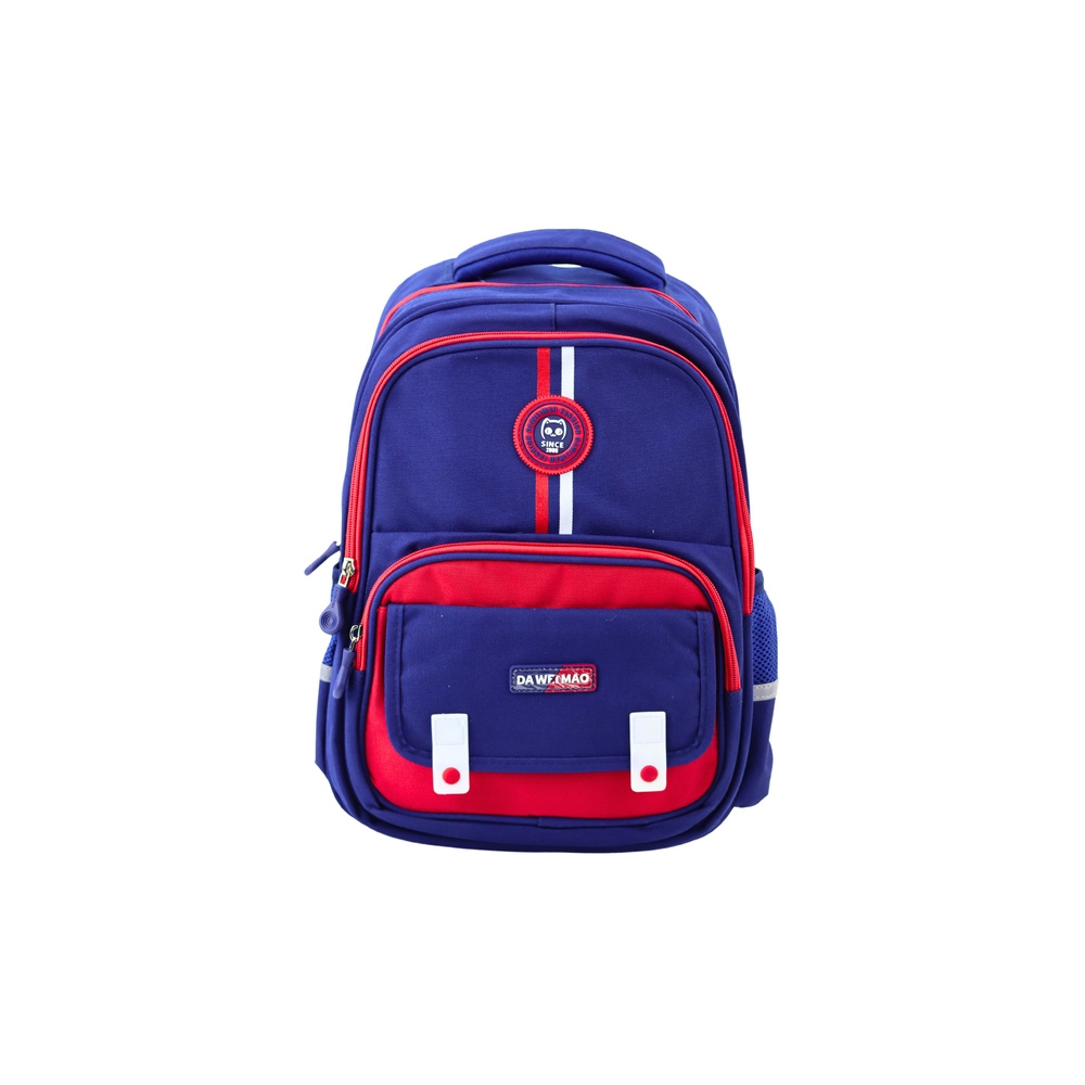 Mokyklinė kuprinė su dirželiu ant krūtinės Navy Red 20L 38cm-Drabužiai ir aksesuarai, Aksesuarai, Rankinės, kuprinės, lagaminai-