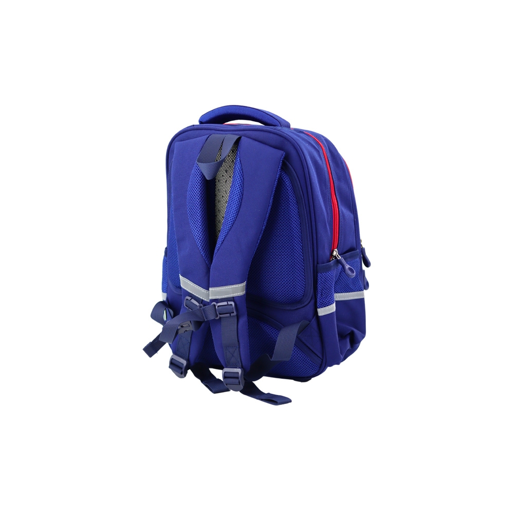 Mokyklinė kuprinė su dirželiu ant krūtinės Navy Red 20L 38cm-Drabužiai ir aksesuarai, Aksesuarai, Rankinės, kuprinės, lagaminai-