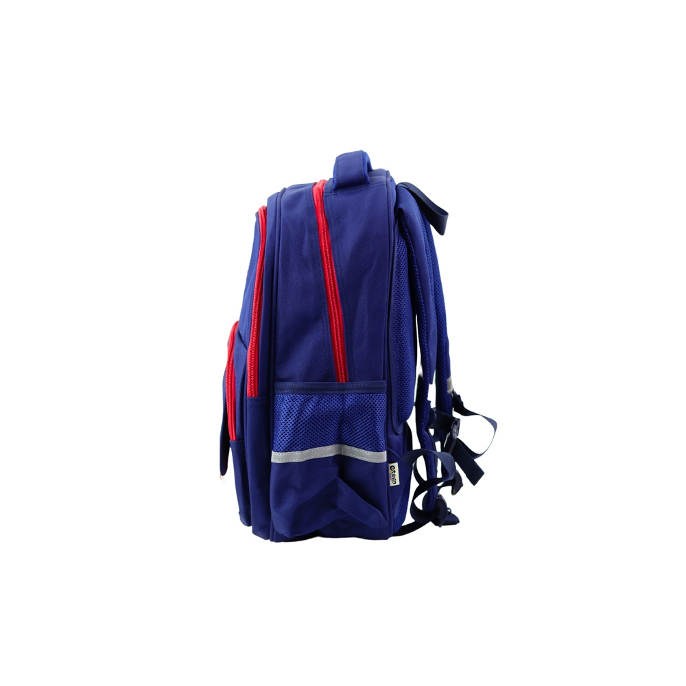 Mokyklinė kuprinė su dirželiu ant krūtinės Navy Red 20L 38cm-Drabužiai ir aksesuarai, Aksesuarai, Rankinės, kuprinės, lagaminai-