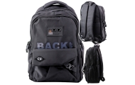 City School Backpack 6 Pockets Back Up Black 23L 46cm