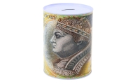 Metalinė taupyklė 200 zlotų banknotas 16x12cm-Dovanoms, Taupyklės-e-vaikas