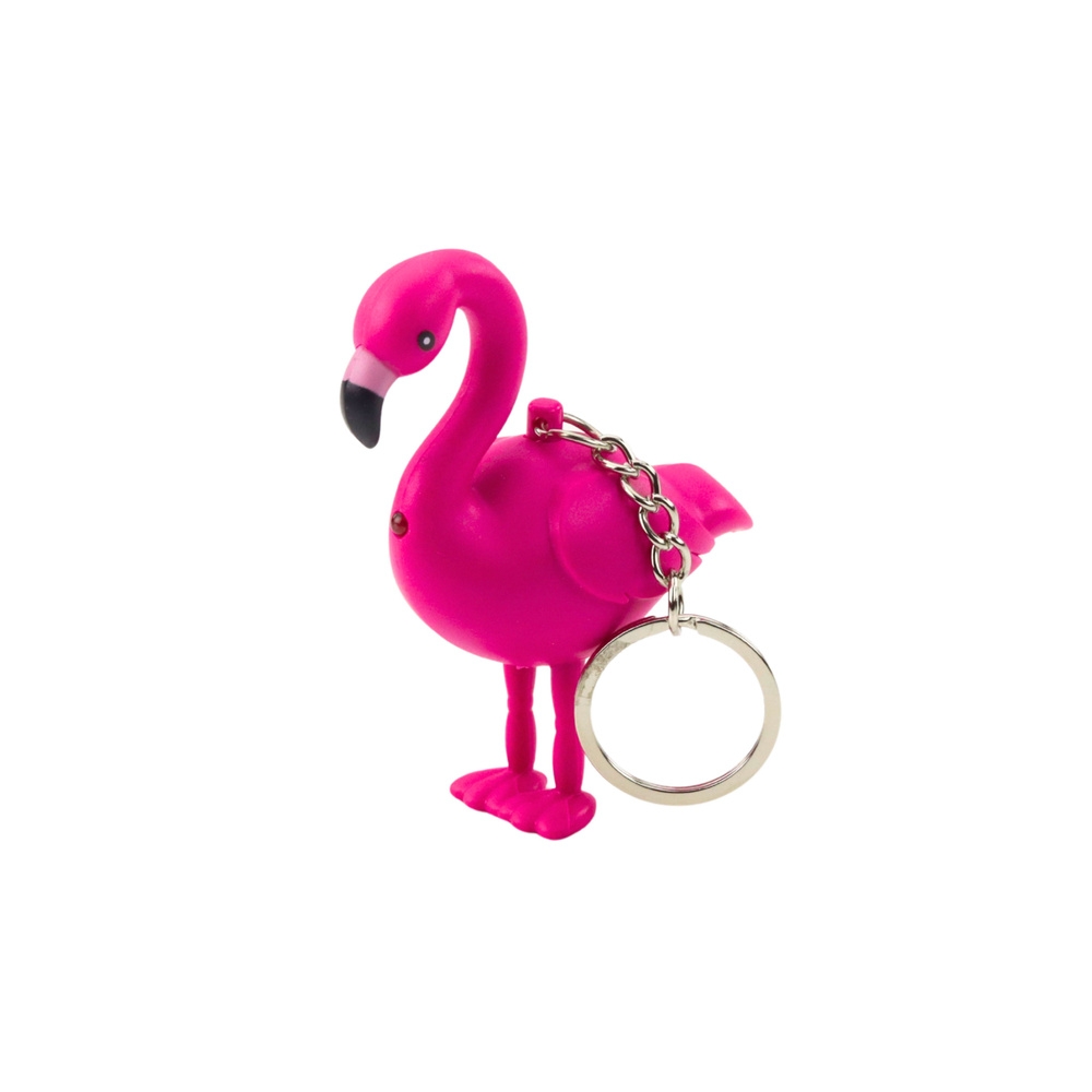 Kuprinės raktų pakabukas Flamingo LED Sounds Pink-Žaislai, Figūrėlės ir herojai-e-vaikas