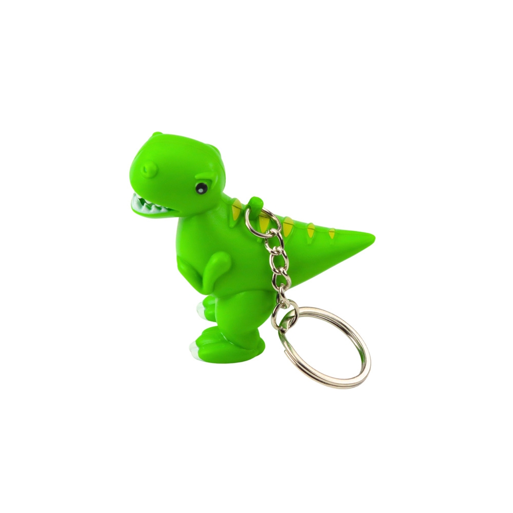 Kuprinės raktų pakabukas Dinozaurų žibintuvėlis LED garsai žalias-Žaislai, Figūrėlės ir herojai-e-vaikas