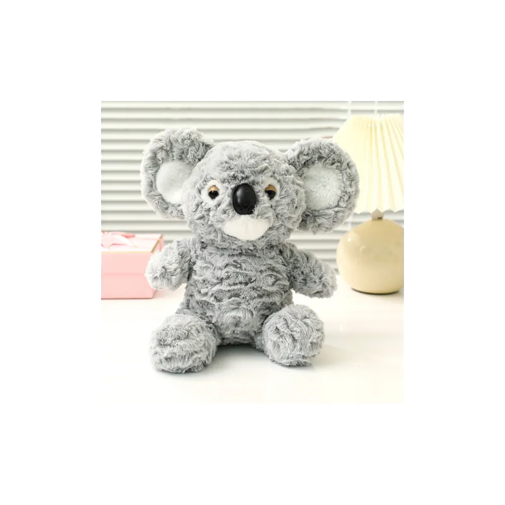 Pliušinis pliušinis meškiukas talismanas koala pilkas 22 cm