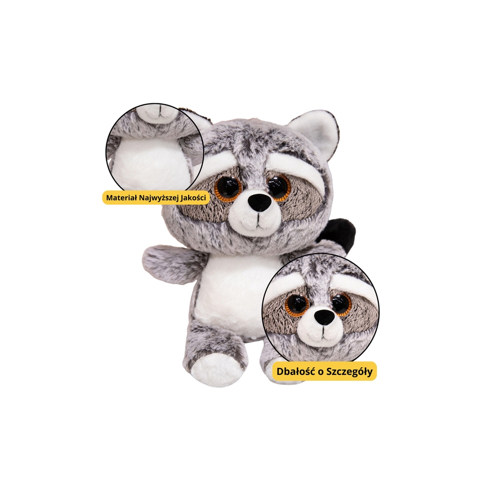 Pliušinis žaislas meškėnas Big Eyes 22cm