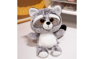 Plush Toy Raccoon Cuddly Toy Big Eyes 22cm