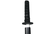Medinis kardas Katana treniruočių rekvizitas juodas 70 cm