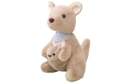 Pluszowa Maskotka Przytulanka Kangur Z Młodym 23cm