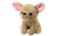 Pluszowa Maskotka Przytulanka Mały Piesek Chihuahua Beżowy 22cm