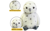 Plush Owl Bird Plush Toy Mascot Cuddly Toy White 23cm