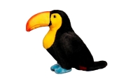 Plush Toy Plushie Toucan Black 25cm