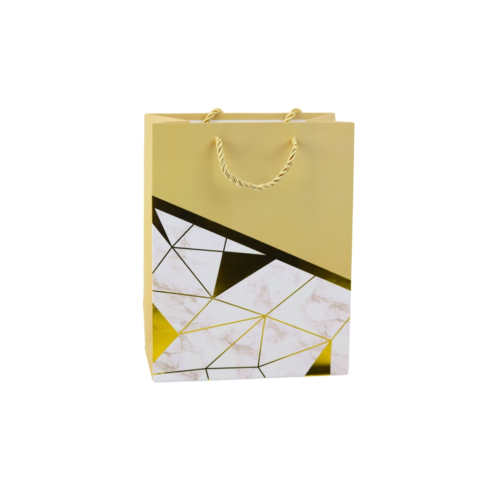 Geometric Patterns Marble Gift Bag 23 x 18 x 10.5 cm