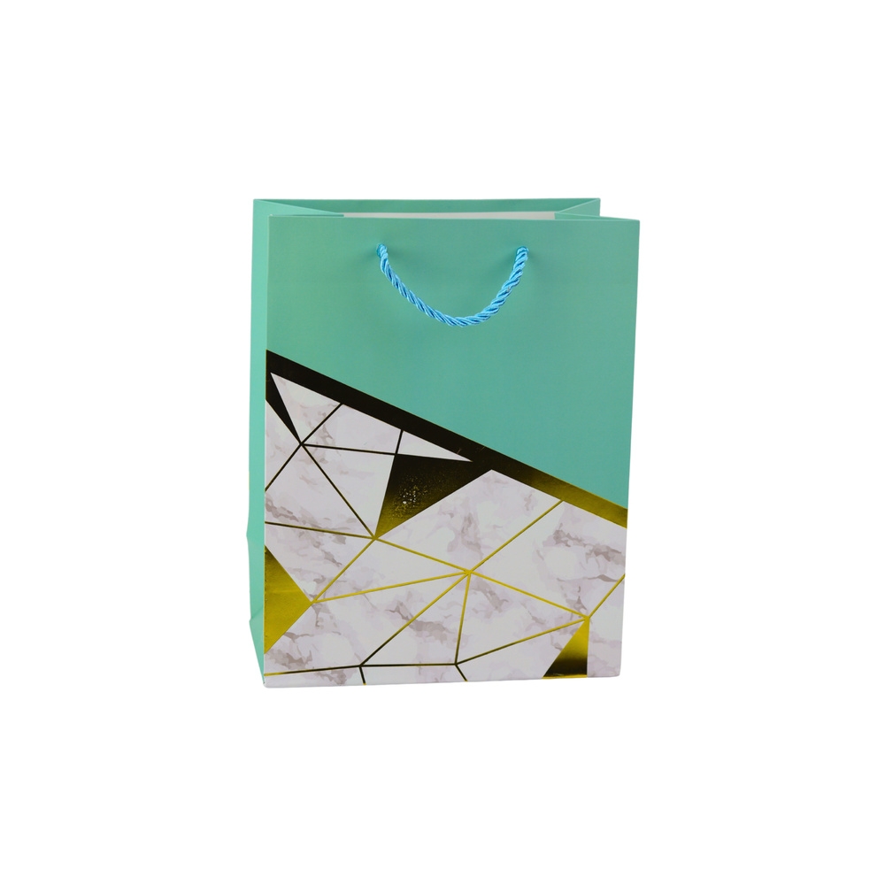 Geometric Patterns Marble Gift Bag 23 x 18 x 10.5 cm
