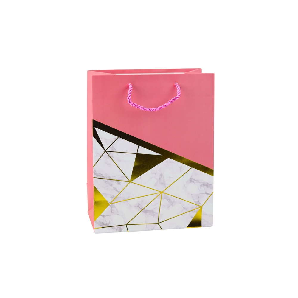 Geometric Patterns Marble Gift Bag 23 x 18 x 10.5 cm