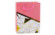 Geometric Patterns Marble Gift Bag 23 x 18 x 10.5 cm