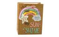 Paper Gift Bag Colorful Motifs 23 x 18 x 10.5 cm