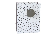 Gift Bag With Dots Inscription Just For You 23 x 18 x 10.5 cm