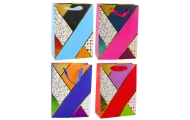Paper Gift Bag Geometric Patterns 23 x 18 x 10.5 cm
