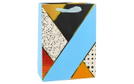 Paper Gift Bag Geometric Patterns 23 x 18 x 10.5 cm