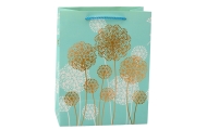 Gift Bag Dandelions Gold Elements 23 x 18 x 10.5 cm