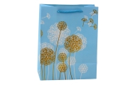 Gift Bag Dandelions Gold Elements 23 x 18 x 10.5 cm