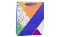 Paper Gift Bag Geometric Patterns 32 x 26 x 12 cm