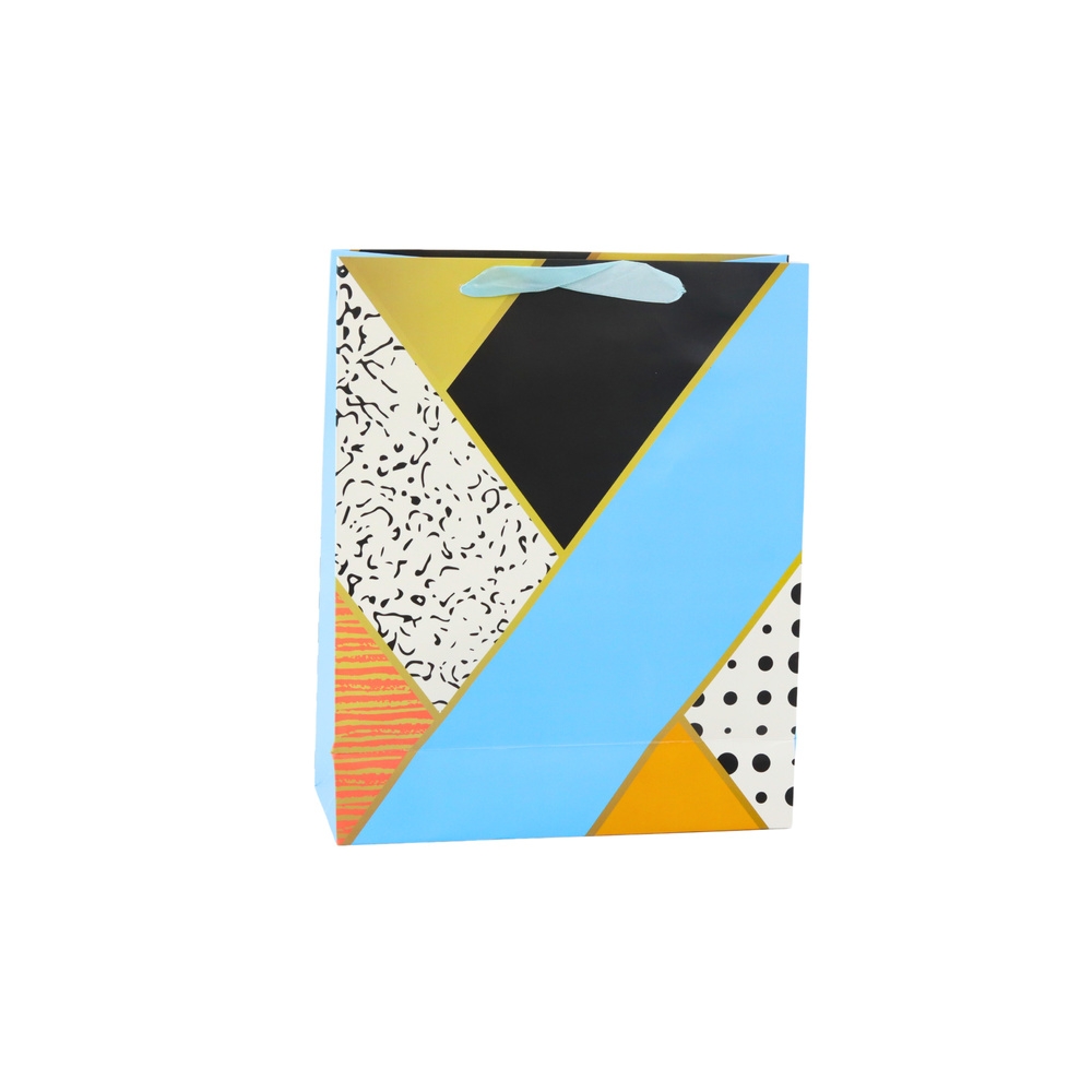Paper Gift Bag Geometric Patterns 32 x 26 x 12 cm