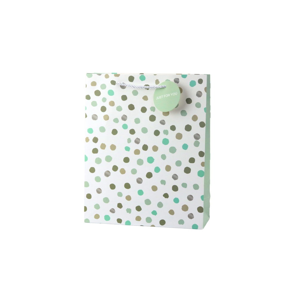 Klasikiniai taškai Dovanų maišelis pakabinama etiketė tik jums 32 x 26 x 10 cm
