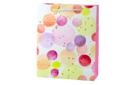 Torba Prezentowa Kropki Akwarelowe Pastelowe  32 × 26 × 10 cm