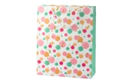 Torba Prezentowa Kropki Akwarelowe Pastelowe  32 × 26 × 10 cm