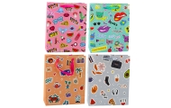 Gift Bag Stickers Colored Stamps 32 x 26 x 12 cm