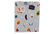 Gift Bag Stickers Colored Stamps 32 x 26 x 12 cm