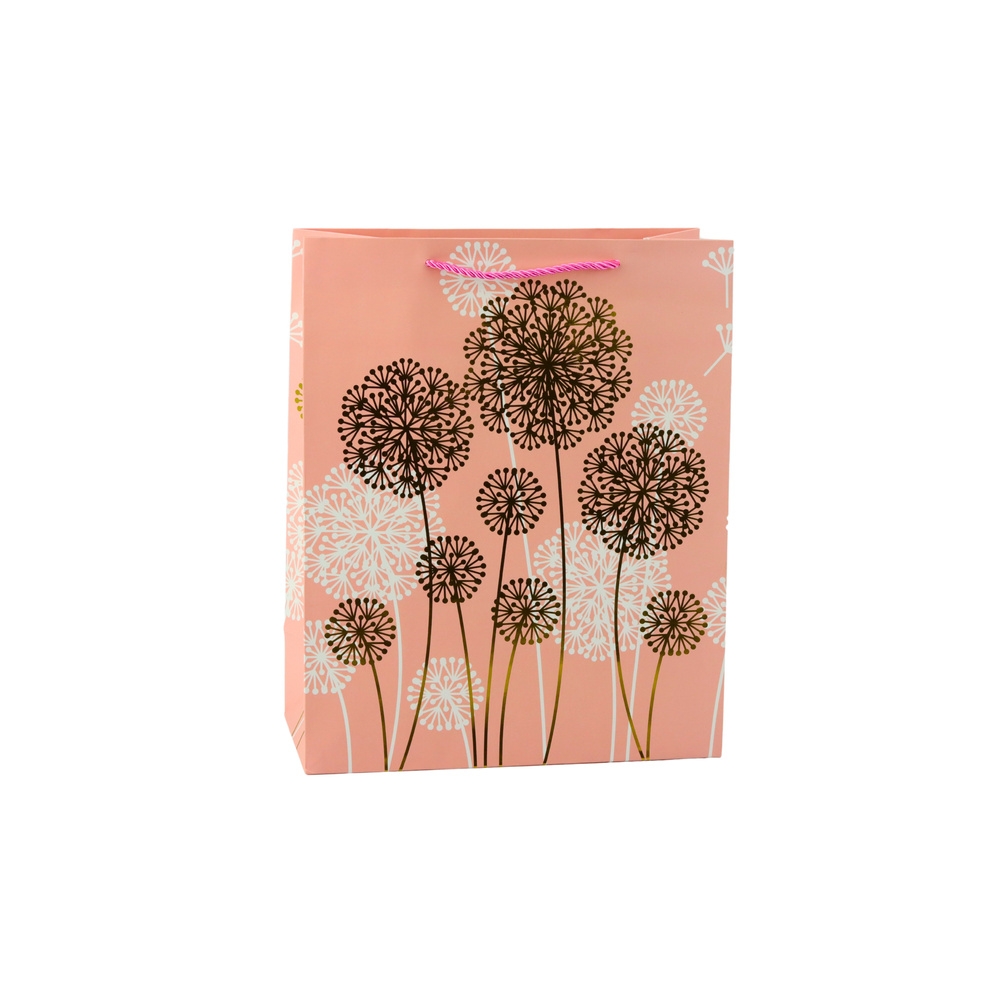 Gift Bag Dandelions Gold Elements 32 x 26 x 12cm