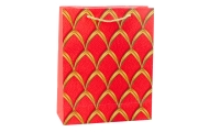 Elegant Gift Bag Gold Decorations 32 x 26 x 12 cm