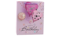 Birthday Gift Bag Happy Birthday Balloons 32 x 26 x 12 cm