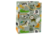 Safari Animals Paper Gift Bag 23 x 18 x 10.5 cm