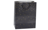 Gift Bag With Gold Dots 23 x 18 x 10.5 cm