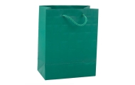Elegant Embossed Squares Gift Bag 23 x 18 x 10.5 cm