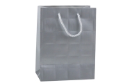 Gift Bag Structured Squares Elegant 23 x 18 x 10 cm