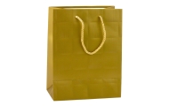 Gift Bag Structured Squares Elegant 23 x 18 x 10 cm